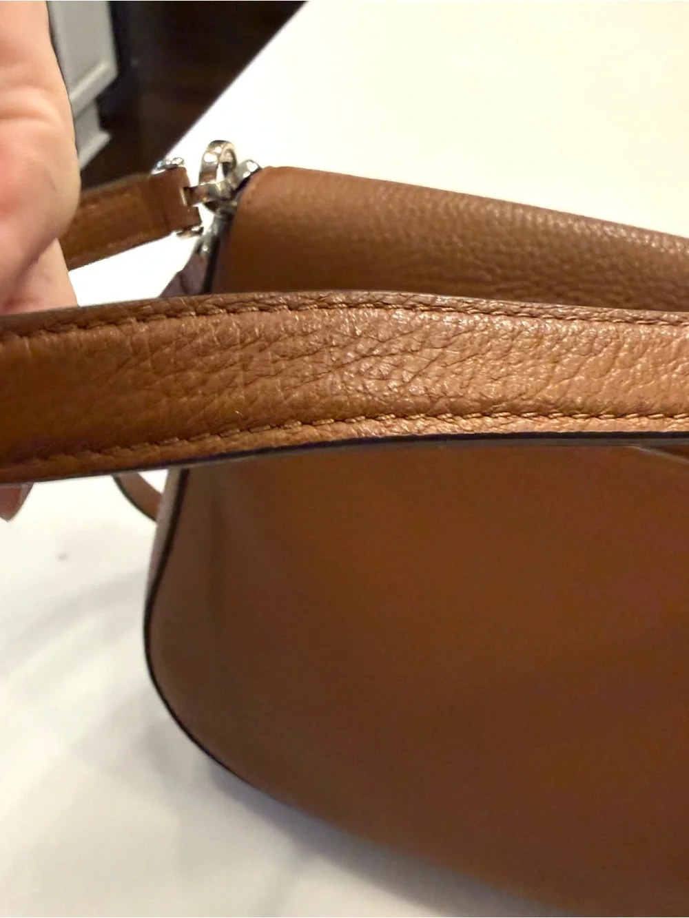 Kate Spade Leila Medium Flap Shoulder / Crossbody Bag Warm Gingerbread NWOT